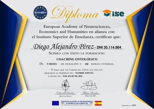 Modelo de certificado AENEH España