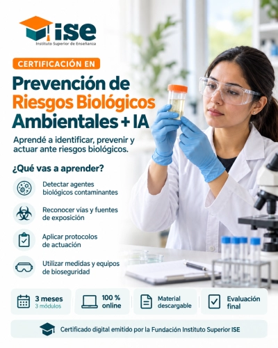 Certificación en Prevención de Riesgos Biológicos Ambientales + IA