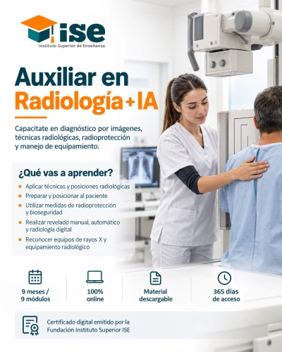 Auxiliar en Radiología + IA (Premium con Doble Certificación)