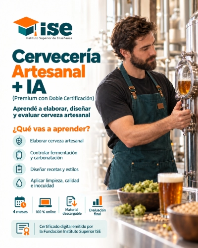 Cervecería Artesanal + IA (Premium con Doble Certificación)