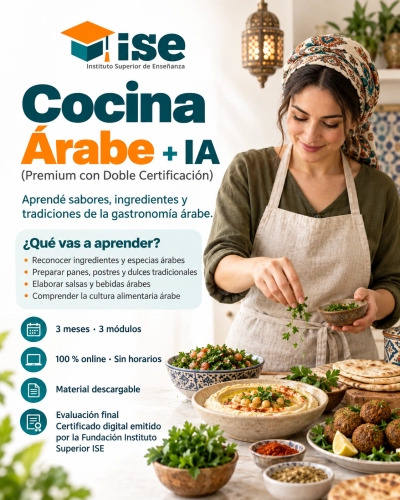 Cocina Árabe + IA (Premium con Doble Certificación)