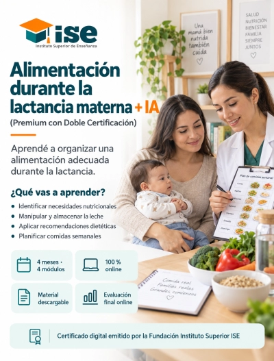 Alimentación durante la lactancia materna + IA (Premium con Doble Certificación)