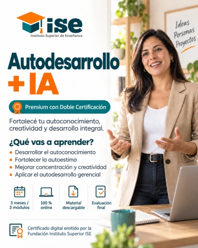 Autodesarrollo + IA (Premium con Doble Certificación)