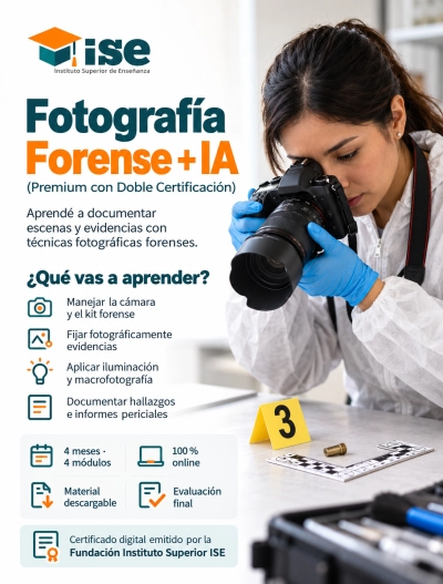 Fotografía Forense + IA (Premium con Doble Certificación)
