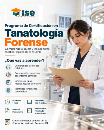 Programa de Certificación en Tanatología Forense