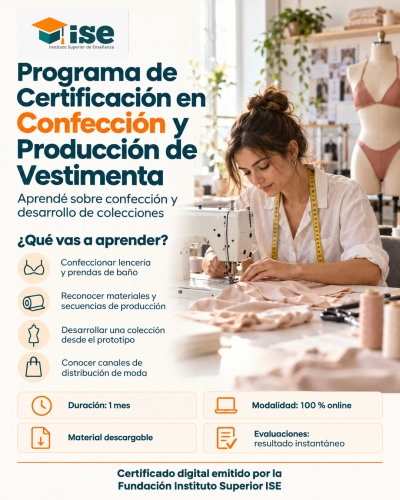 Programa de Certificación en Confección y Producción de Vestimenta