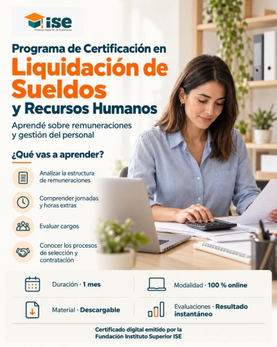 Programa de Certificación en Liquidación de Sueldos y Recursos Humanos