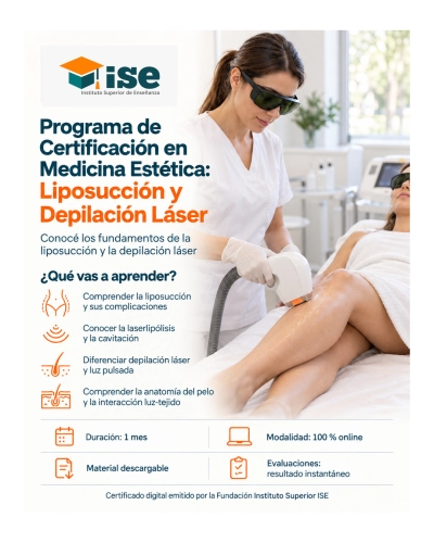 Programa de Certificación en Medicina Estética: Liposucción y Depilación Láser