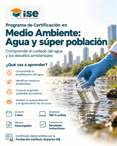 Programa de Certificación en Medio Ambiente: Agua y súper población