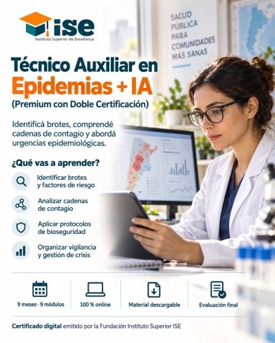 Técnico Auxiliar en Epidemias + IA (Premium con Doble Certificación)