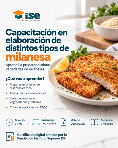 Capacitación en elaboración de distintos tipos de milanesa