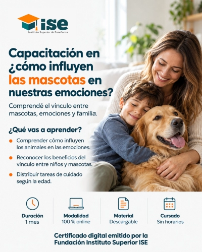 Capacitación en ¿cómo influyen las mascotas en nuestras emociones?