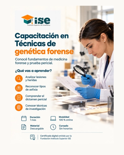 Capacitación en Técnicas de genética forense