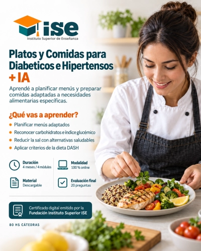 Platos y Comidas para Diabeticos e Hipertensos + IA