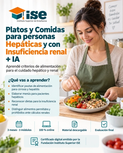 Platos y Comidas para personas Hepáticas y con Insuficiencia renal + IA