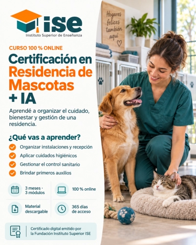 Certificación en Residencia de Mascotas + IA