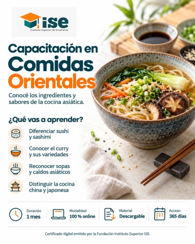 Capacitación en Comidas Orientales