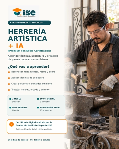 Herrería Artística + IA (Premium con Doble Certificación)