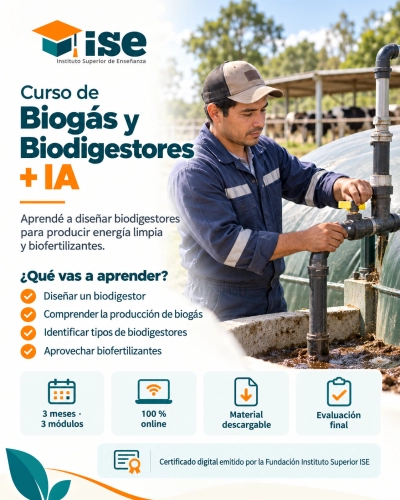Curso de Biogás y Biodigestores + IA
