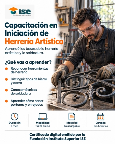 Capacitación en Iniciación de Herrería Artística