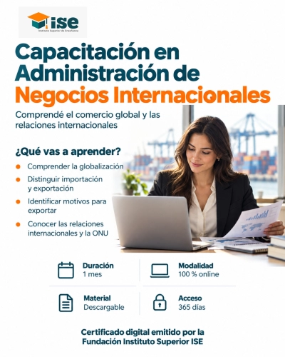 Capacitación en Administración de Negocios Internacionales