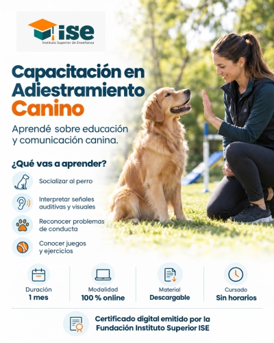 Capacitación en Adiestramiento Canino