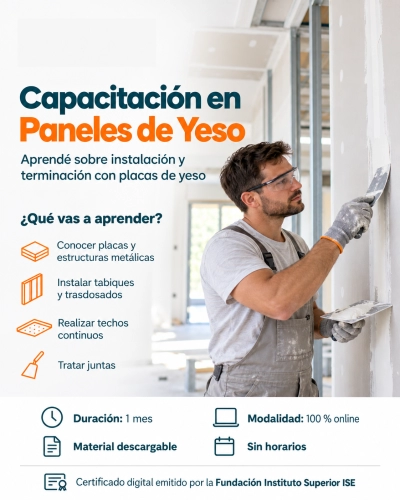 Capacitación en Paneles de Yeso
