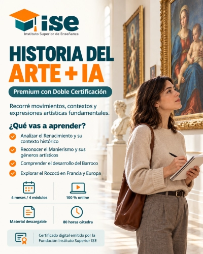Historia del Arte + IA (Premium con Doble Certificación)