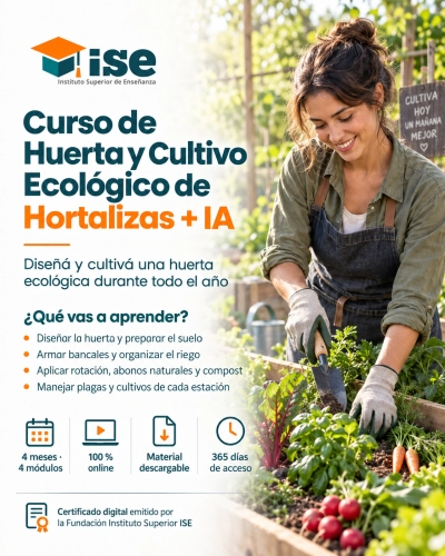 Curso de Huerta y Cultivo Ecológico de Hortalizas + IA