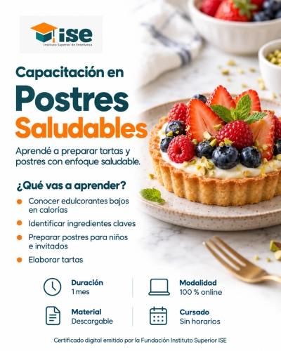 Capacitación en Postres Saludables