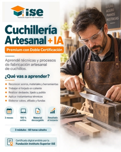 Cuchillería Artesanal + IA (Premium con Doble Certificación)