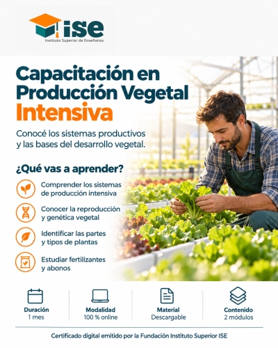 Capacitación en Producción Vegetal Intensiva