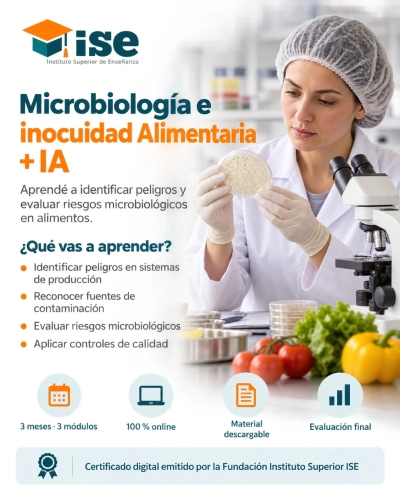 Microbiología e inocuidad Alimentaria + IA