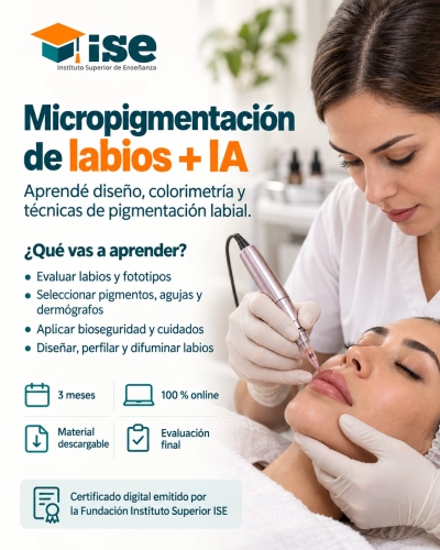 Micropigmentación de labios + IA