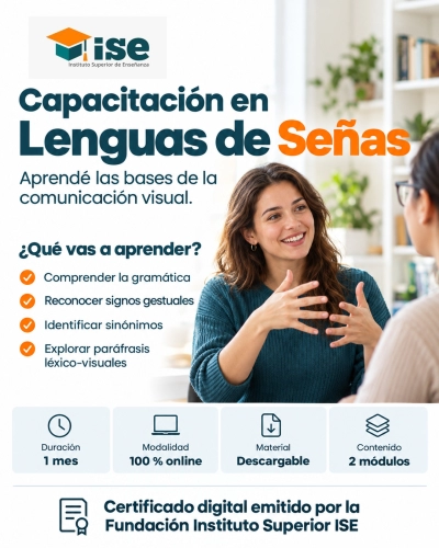 Capacitación en Lenguas de Señas