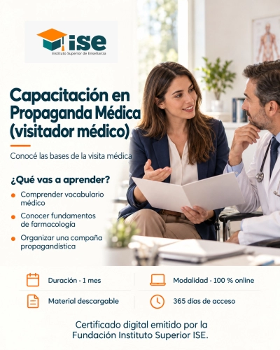 Capacitación en Propaganda Médica (visitador médico)