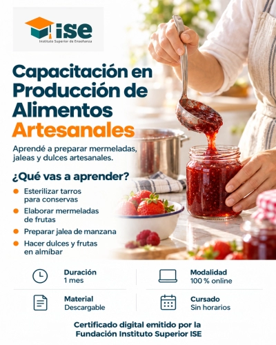 Capacitación en Producción de Alimentos Artesanales