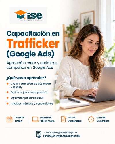 Capacitación en Trafficker (Google Ads)