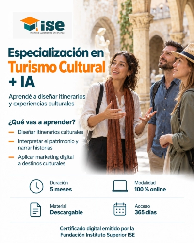 Especialización en Turismo Cultural + IA