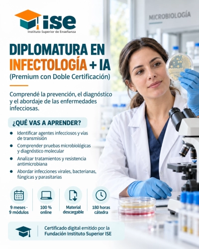 Diplomatura en Infectología + IA (Premium con Doble Certificación)