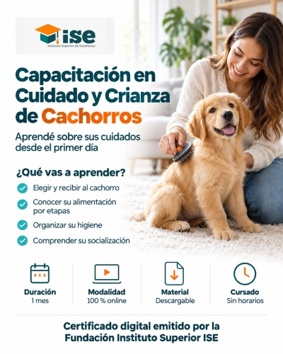 Capacitación en Cuidado y Crianza de Cachorros