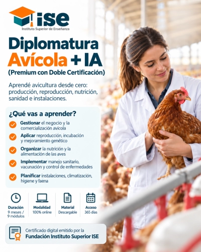 Diplomatura Avícola + IA (Premium con Doble Certificación)