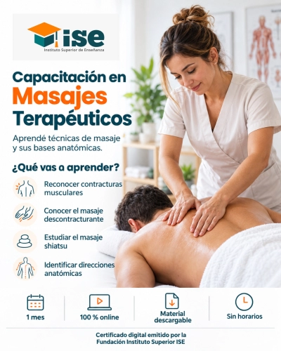 Capacitación en Masajes Terapéuticos