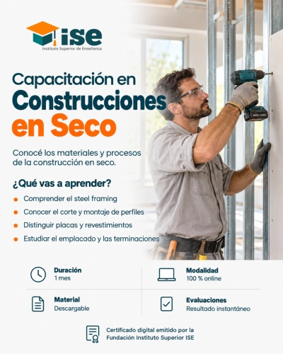 Capacitación en Construcciones en Seco