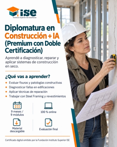 Diplomatura en Construcción + IA (Premium con Doble Certificación)