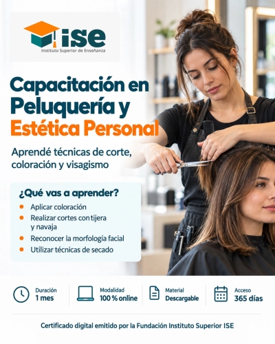 Capacitación en Peluquería y Estética Personal