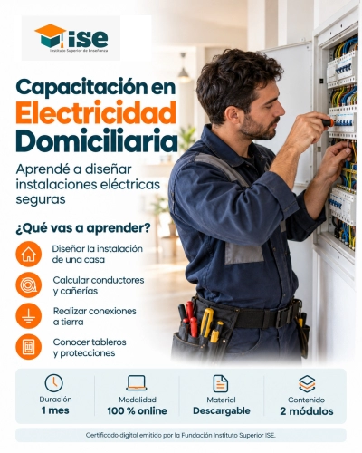 Capacitación en Electricidad Domiciliaria