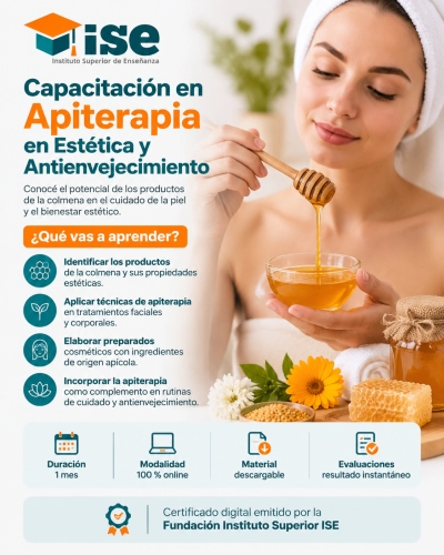 Capacitación en Apiterapia en Estética y Antienvejecimiento