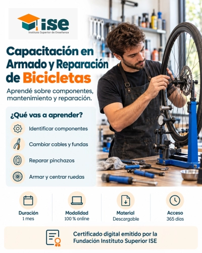 Capacitación en Armado y Reparación de Bicicletas