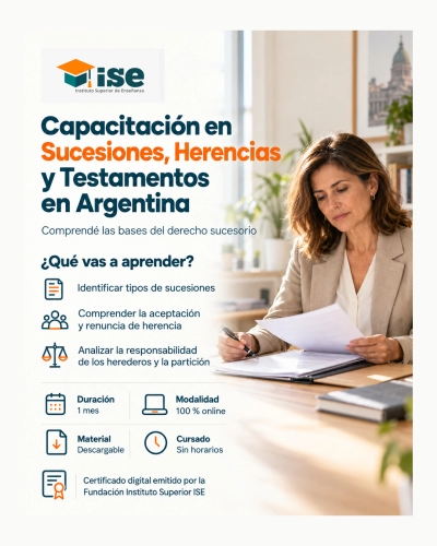 Capacitación en Sucesiones, Herencias y Testamentos en Argentina